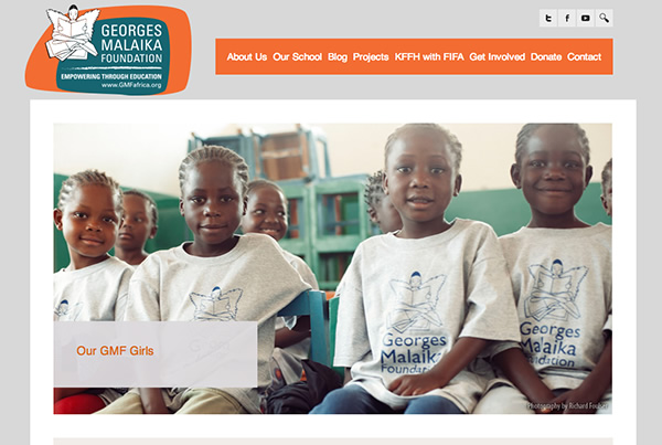 Georges Malaika Foundation Website