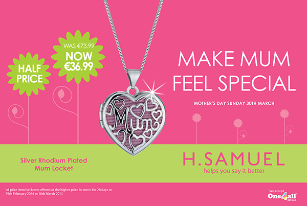H Samuel Press Adverts
