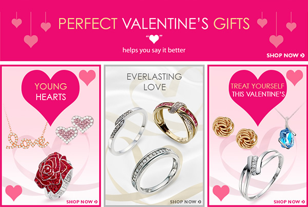Valentines Day H Samuel Gifts Page